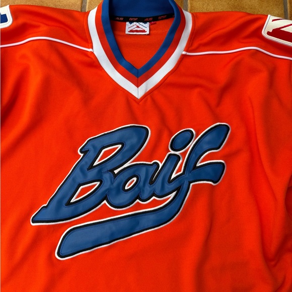 BAIF Black Angels In Flight Orange Hockey Jersey Size 1 Large XL - Picture 3 of 8